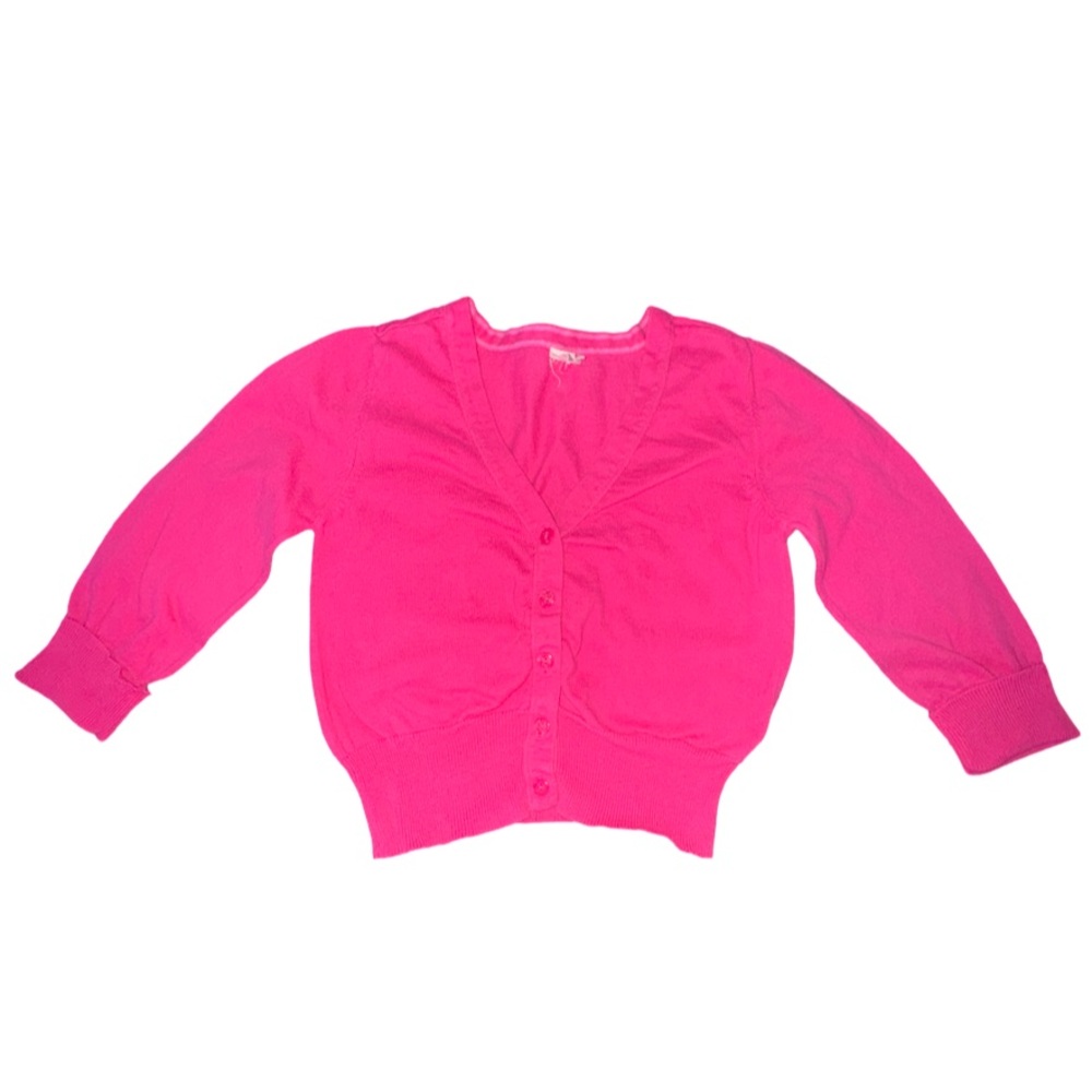 Hot pink cardigan